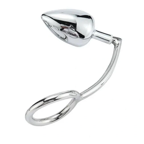 DiscreetChoice Cock Steel Set Stainless Hook with Anal 4663 Ring 0808